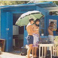 Blue Kiosk